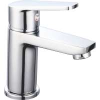 (OB8256-1)BOOU new model high quality single handle deck mounted chromed brass bathroom wash basin faucet